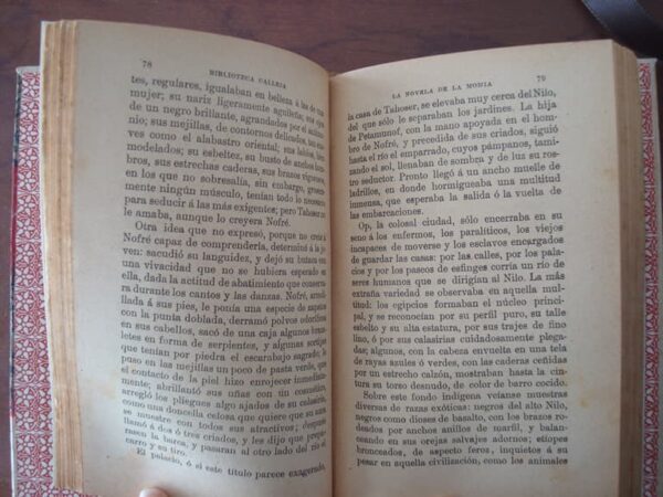 1900 The mummy novel. Theophilus Gautier. c.1900, artistic binding - Image 6