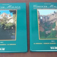 Getting to know Málaga. 2 volumes. Francisco Lancha. SUR, ca. 1994