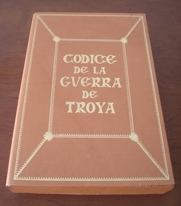 Funda-Caja-Estuche del facsímil “Códice de la Guerra de Troya”