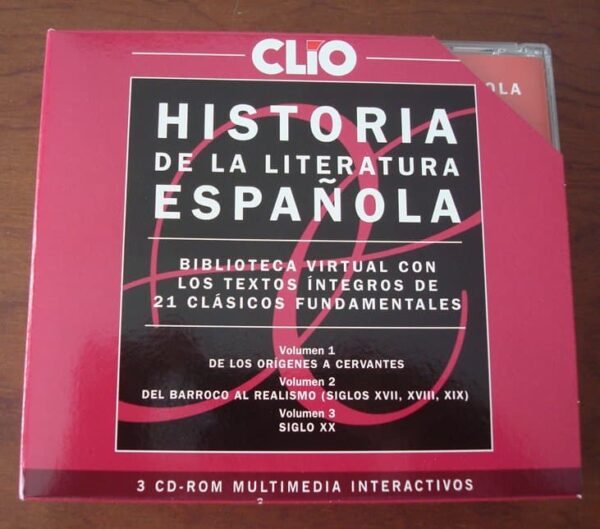 History of Spanish literature. 3 CD-ROMs. 2003