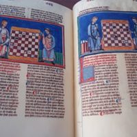 Libros de Ajedrez, Dados y Tablas de Alfonso X el Sabio, s. XIII (en pergamino natural) (5*+) - Imagen 4
