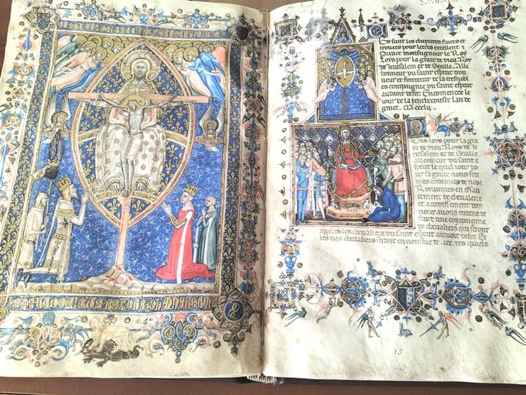 Estatutos de la Orden del Espíritu Santo, siglo XIV (en pergamino natural) (5*+) - Imagen 3