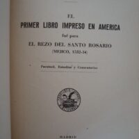 First book printed in America. Mexico 1532-34 - Image 3