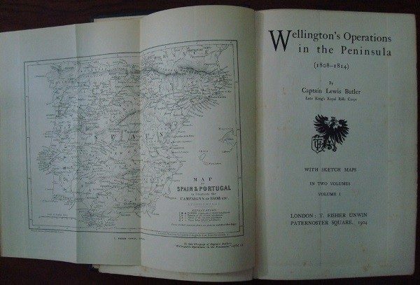 1904 Wellington’s operations in the Peninsula (1808-1814), by Captain Lewis Butler