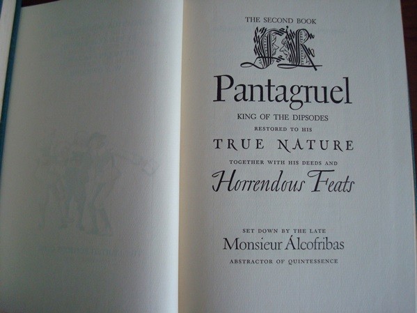 Gargantua and Pantagruel, Rabelais, NY 1936 (en inglés)