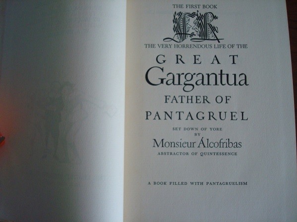 Gargantua and Pantagruel, Rabelais, NY 1936 (English) - Image 9
