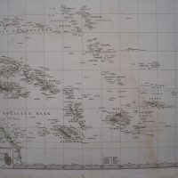1858 Mapa de la Polinesia, por Hermann Berghaus