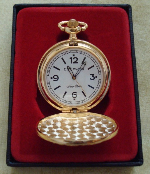 Reloj de bolsillo de la ciudad de Nueva York (USA)