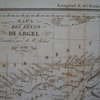 1830 Map of the kingdom of Algiers, A. M. Perrot - Image 5