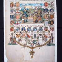 Sheets of the Genealogical History and Origin of the Austrians, s. XVI - Image 3