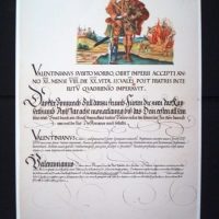 Sheets of the Genealogical History and Origin of the Austrians, s. XVI - Image 4