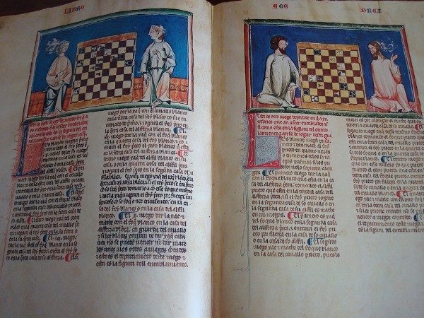 Libros de Ajedrez, Dados y Tablas de Alfonso X el Sabio, s. XIII (pergamino)