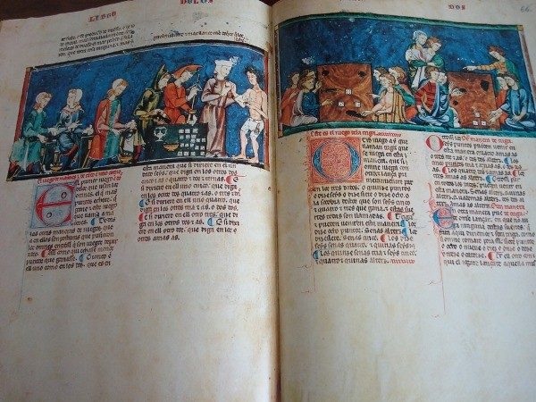 Libros de Ajedrez, Dados y Tablas de Alfonso X el Sabio, s. XIII (pergamino)