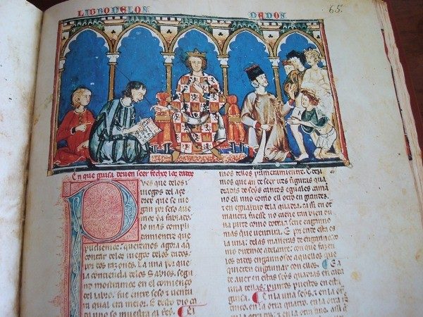 Libros de Ajedrez, Dados y Tablas de Alfonso X el Sabio, s. XIII (pergamino)