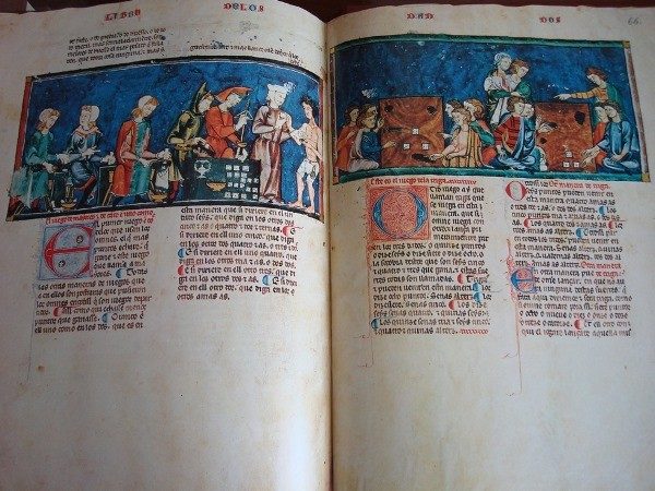 Libros de Ajedrez, Dados y Tablas de Alfonso X el Sabio, s. XIII (pergamino)