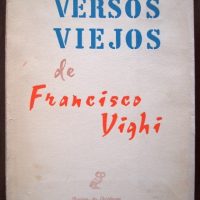 1959 Francisco Vighi, old verses, illustrated and numbered edition
