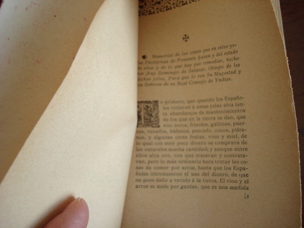 Fray Domingo de Salazar, Relación de las cosas de Las Filipinas, 1897