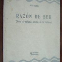 1956 Juan Larrea, justification (After the enigma of Culture), testing