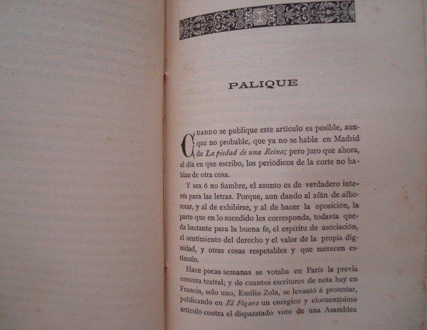 1889 Leopoldo Alas Clarín, Mezclilla (crítica y sátira)