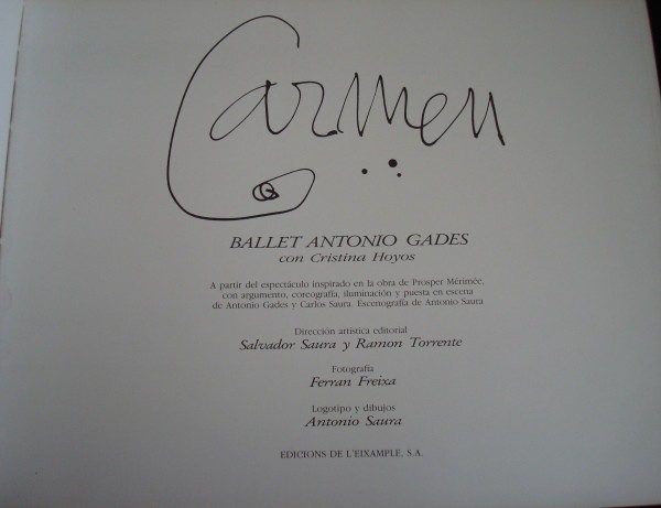 1985 Carmen: Ballet Antonio Gades with Cristina Hoyos - Image 3