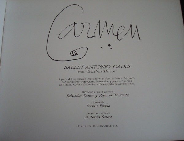 1985 Carmen: Ballet Antonio Gades con Cristina Hoyos