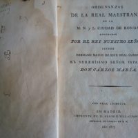1817 Ordinances of the Real Maestranza de Ronda, original - Image 3