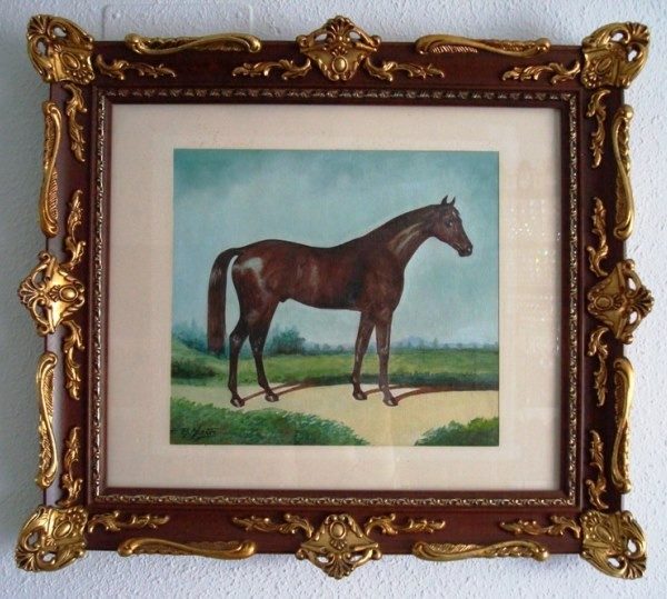 F. R. Yáñez, Caballo, óleo sobre lienzo, 1987