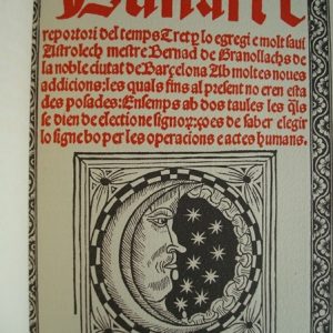 Lunari e reportori del temps, Bernat de Granollachs, 1513