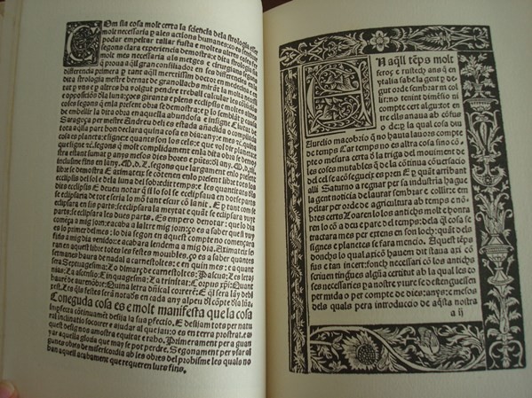 Lunari e reportori del temps, Bernat de Granollachs, 1513