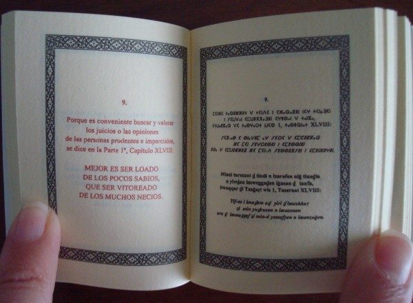 Ciento un refranes del Quijote en Tamazight, primera edición, 2005