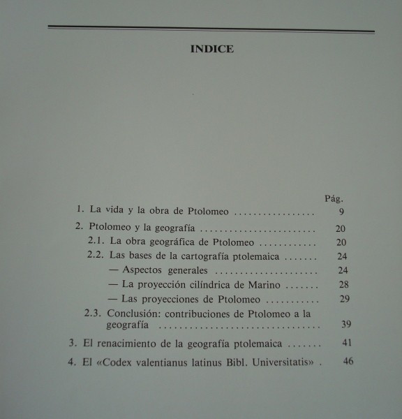 Libro estudio del Atlas de Claudio Ptolomeo de Vicent García
