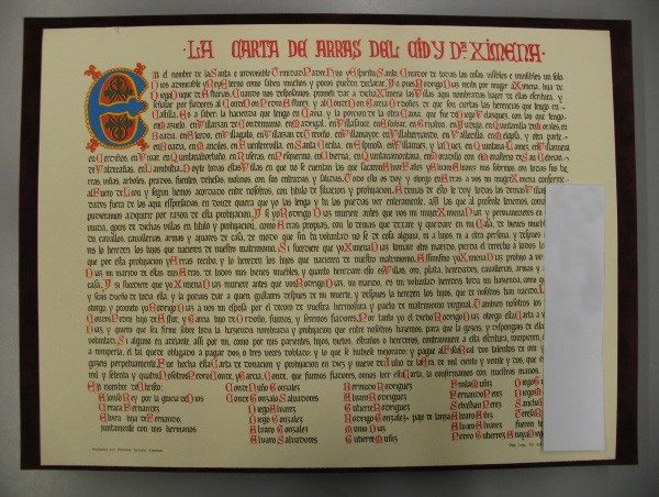 Letter of Arras del Cid, s. XI - Image 7