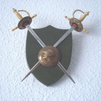 Small Panoply with Shield and 2 Swords