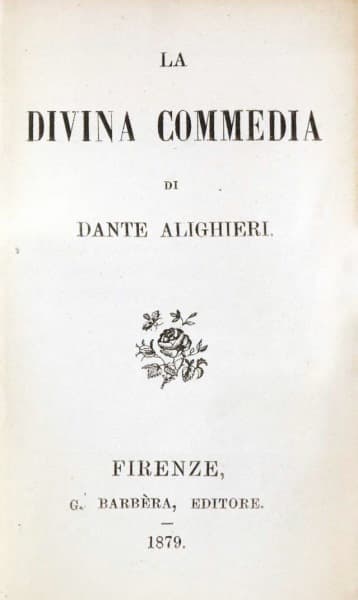 Divina Commedia, Dante Alighieri, 1879 mini