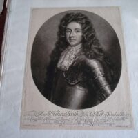 Lote de 7 Grabados originales de los siglos XVII y XVIII de retratos de personalidades europeas