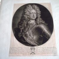 Lote de 7 Grabados originales de los siglos XVII y XVIII de retratos de personalidades europeas - Imagen 5