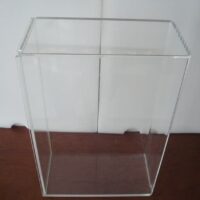 Methacrylate case with sliding front