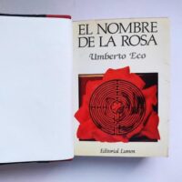 The name of the rose. Umberto Eco, 1983. A bookbinding rose! - Image 5