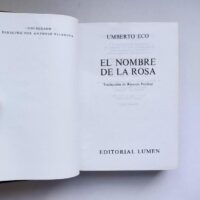The name of the rose. Umberto Eco, 1983. A bookbinding rose! - Image 6