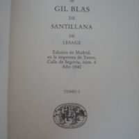 Gil Blas de Santillana. Lesage. 3 volumes. Círculo del Bibliófilo, 1980 - Image 2