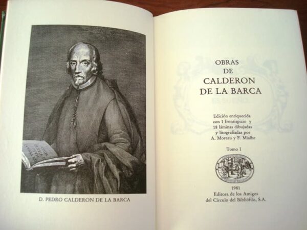 Works by Calderón de la Barca. 2 volumes. Círculo del Bibliófilo, 1981 - Image 2