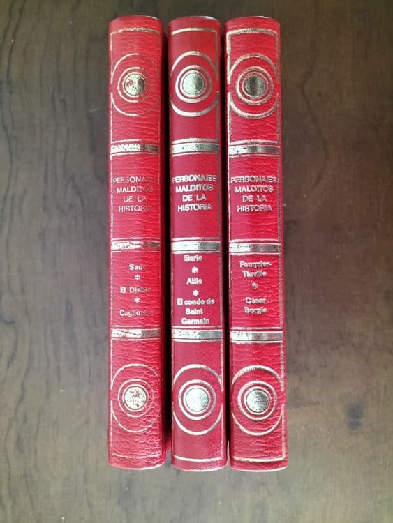 Personajes malditos de la Historia. 3 Tomos. Círculo de Amigos de la Historia. 1970 - Imagen 2