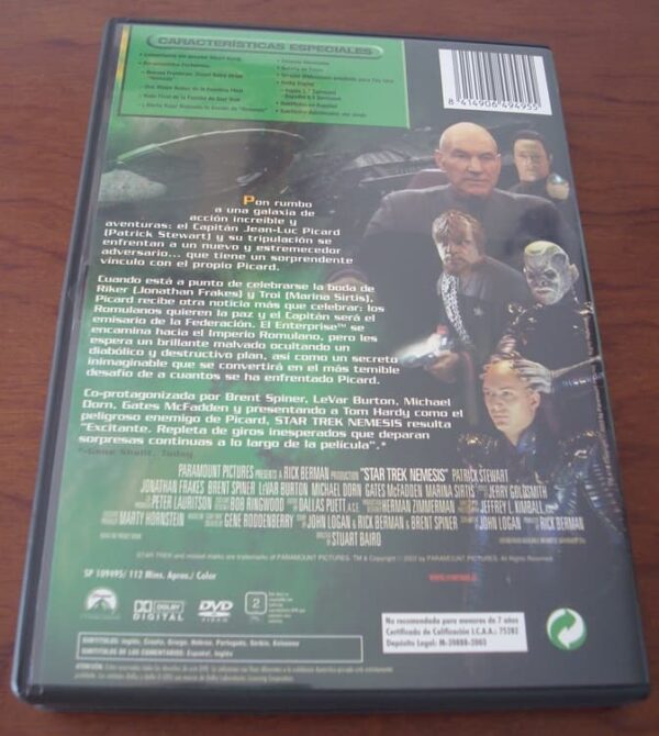 Star Trek X Nemesis. 2002. DVD. Edition 2003 - Image 4