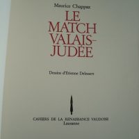 1969 Le Match Valais-Judee, Maurice Chappaz, il. Etienne Delessert - Image 4