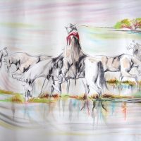 Luis Gasparini, Horses and Gaucho, original 2006 - Image 3