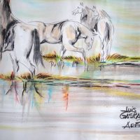 Luis Gasparini, Horses and Gaucho, original 2006 - Image 4