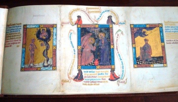 Biblia de La Haya (Biblia Pauperum), c. 1405