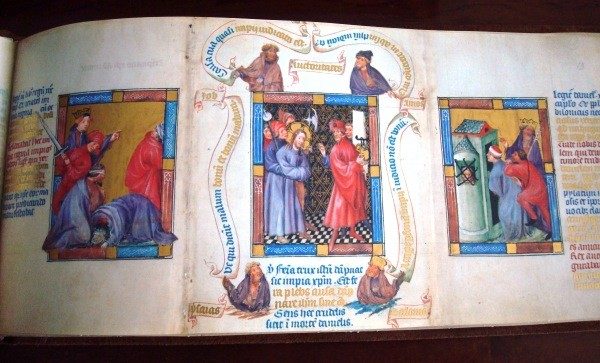 Biblia de La Haya (Biblia Pauperum), c. 1405