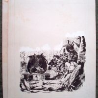 Alberto Breccia, young rural scene, 1967