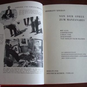 Hermann Krehan, Von der Spree zum Manzanares, 1930 (en alemán)